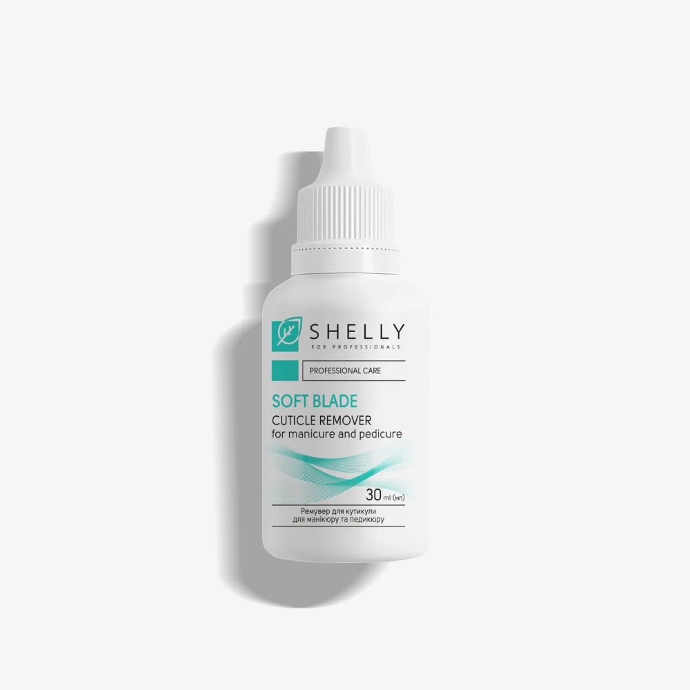 Cuticle Remover “Soft Blade” Shelly for manicure and pedicure 30 ml – Professional Formula for Quick & Gentle Cuticle Removal