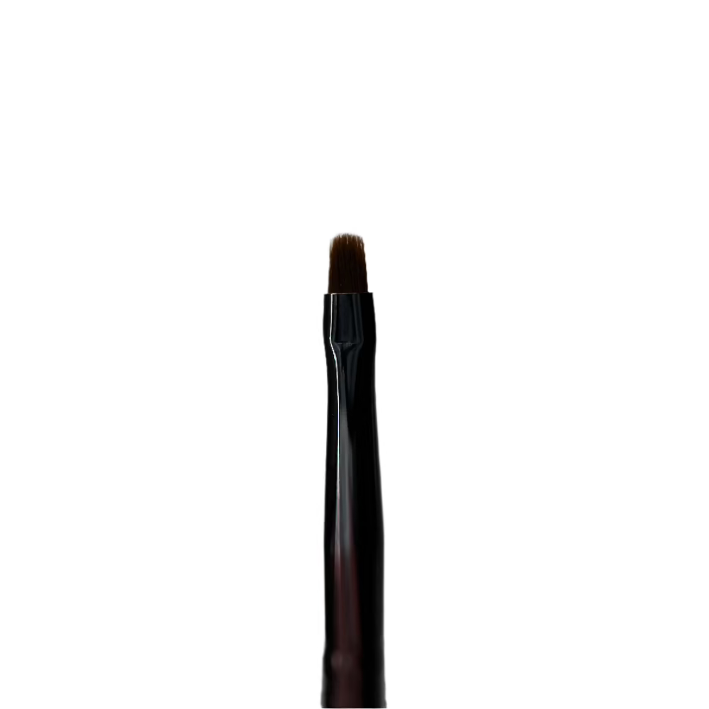 Ikonna Round Nail Art Brush, Oval Detail Brush for Gel Painting & Soft Shading (Lilac)