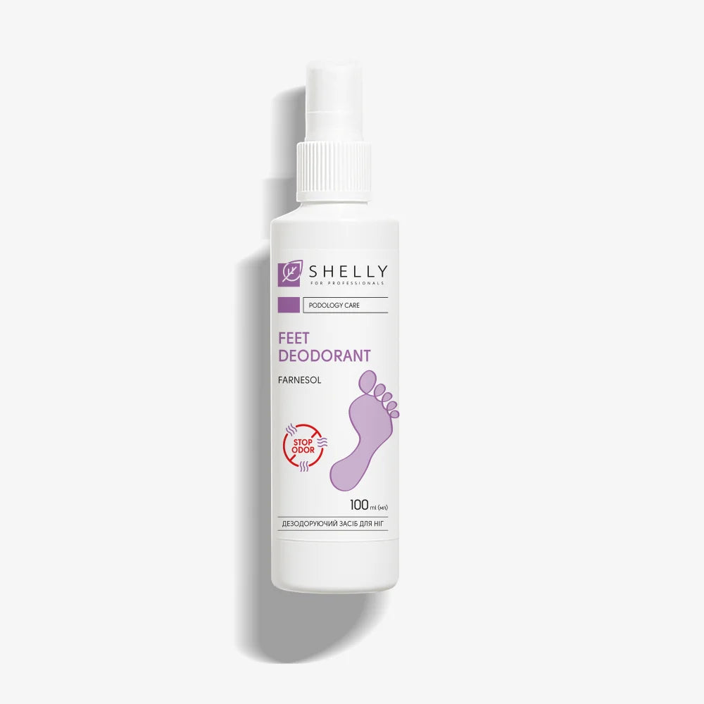 Shelly Long-Lasting Foot Deodorant Spray with Farnesol & Allantoin 100 ml – Refreshing Daily Foot Care