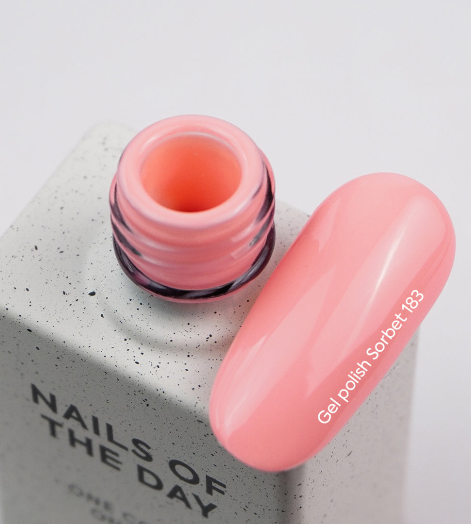Nails Of The Day Gel Polish Sorbet Delicate Peach Hybrid Gel Polish, Ultra-Pigmented