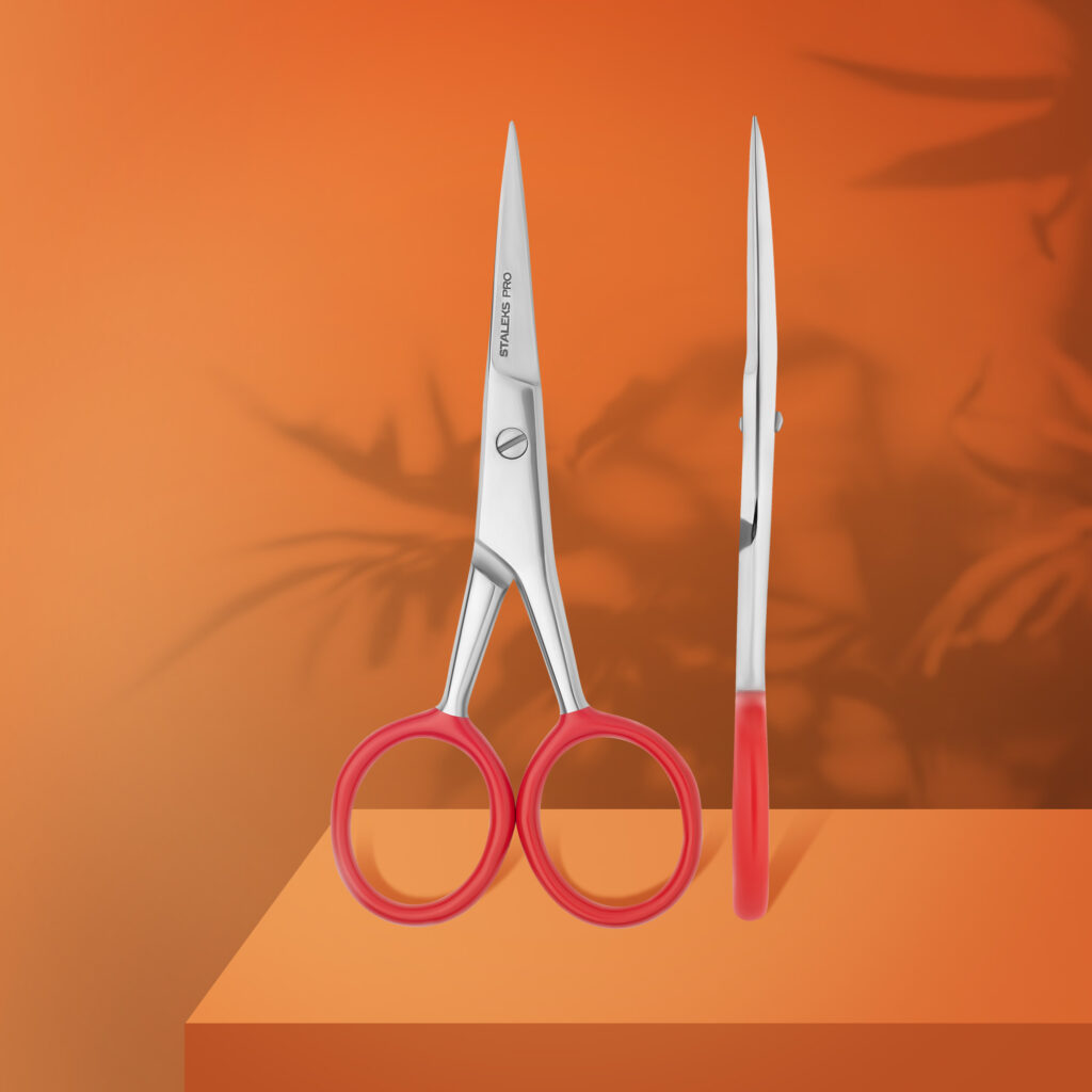 Staleks Professional Eyebrow Modeling Scissors EXPERT 30 TYPE 1