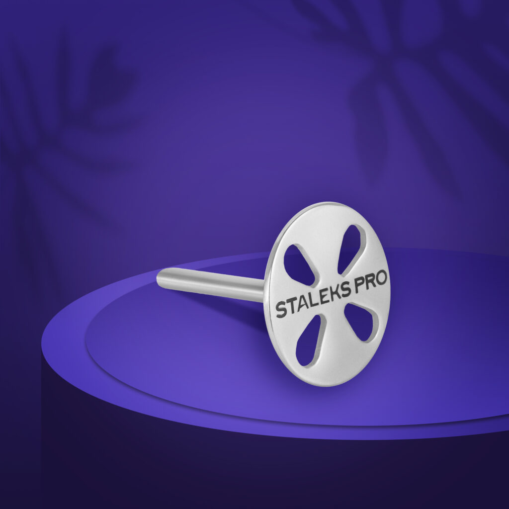 Staleks Pedicure Disc PODODISC L EXPERT with Set of 5 Disposable Files 180 Grit (25 mm)